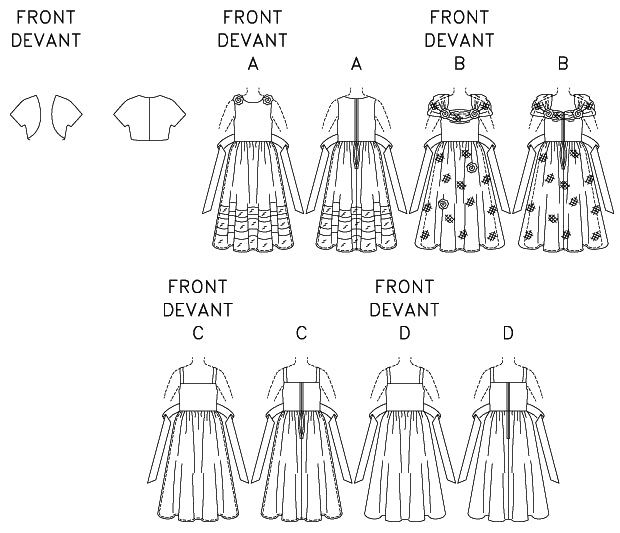B3351 Girls' Jacket & Dress | Bridal | Easy from Jaycotts Sewing Supplies