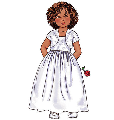 B3351 Girls' Jacket & Dress | Bridal | Easy from Jaycotts Sewing Supplies