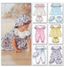 B4110 Infants' Dress, Panties, Jumpsuit & Hat from Jaycotts Sewing Supplies