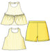 B4503 Girls' Top, Skort & Shorts | Very Easy from Jaycotts Sewing Supplies
