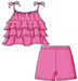 B4503 Girls' Top, Skort & Shorts | Very Easy from Jaycotts Sewing Supplies