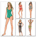 B4526 Misses' Swimsuit and Wrap | Easy from Jaycotts Sewing Supplies