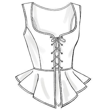 B4669 Misses' Historical Corsets from Jaycotts Sewing Supplies