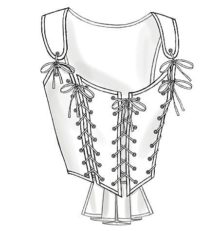B4669 Misses' Historical Corsets from Jaycotts Sewing Supplies