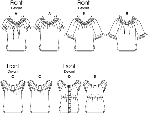B4685 Misses' Top | Very Easy from Jaycotts Sewing Supplies
