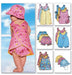 B5625 Infants' Romper, Jumper, Panties & Hat from Jaycotts Sewing Supplies