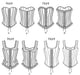 B5662 Misses' Historic Corsets from Jaycotts Sewing Supplies