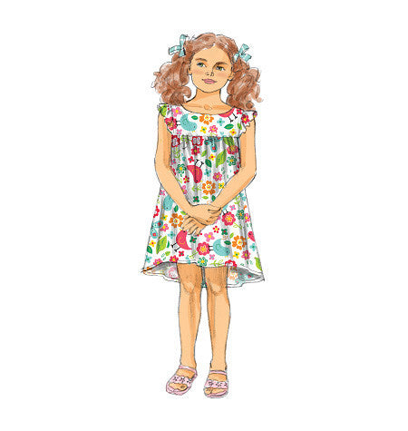 B5876 Toddlers'/Children's Dress from Jaycotts Sewing Supplies