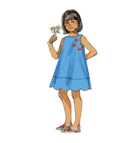 B5876 Toddlers'/Children's Dress from Jaycotts Sewing Supplies