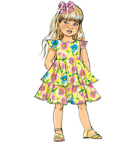 B6013 Girls' Dress | Easy from Jaycotts Sewing Supplies