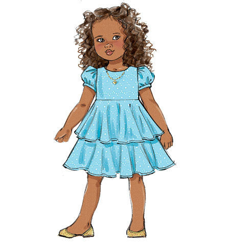 B6013 Girls' Dress | Easy from Jaycotts Sewing Supplies