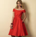 B6129 Misses'/Misses' Petite Dress | Easy from Jaycotts Sewing Supplies