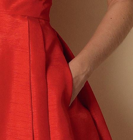B6129 Misses'/Misses' Petite Dress | Easy from Jaycotts Sewing Supplies