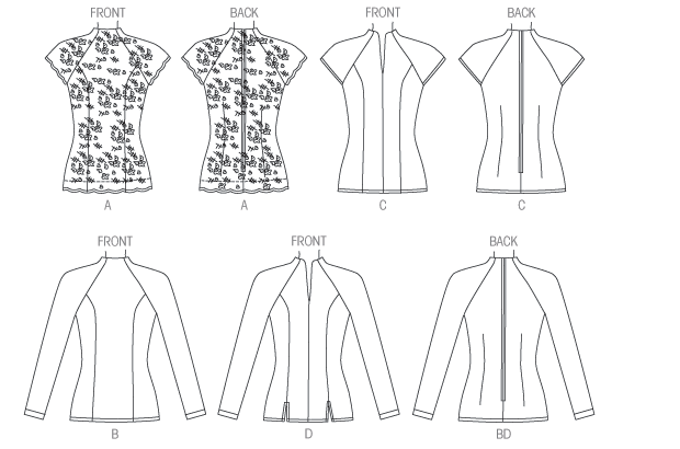 B6134 Misses' Top | Easy from Jaycotts Sewing Supplies