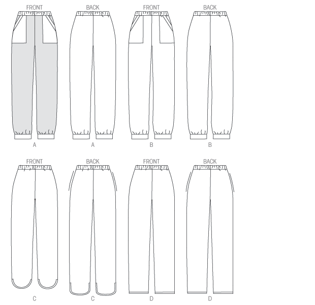 B6137 Misses' Pants | Very Easy from Jaycotts Sewing Supplies