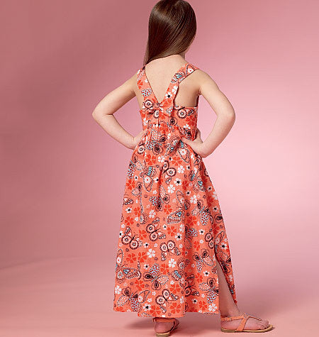 B6202 Children's/Girls' Dress and Culottes from Jaycotts Sewing Supplies