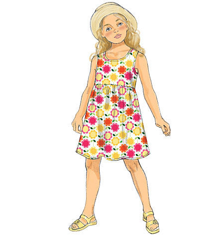 B6202 Children's/Girls' Dress and Culottes from Jaycotts Sewing Supplies