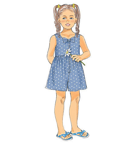 B6202 Children's/Girls' Dress and Culottes from Jaycotts Sewing Supplies