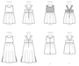 B6202 Children's/Girls' Dress and Culottes from Jaycotts Sewing Supplies