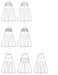 B6249 Misses' Skirt from Jaycotts Sewing Supplies
