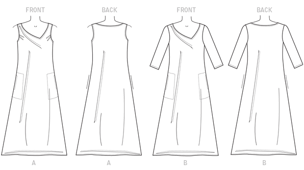 B6283 Misses' Dress from Jaycotts Sewing Supplies