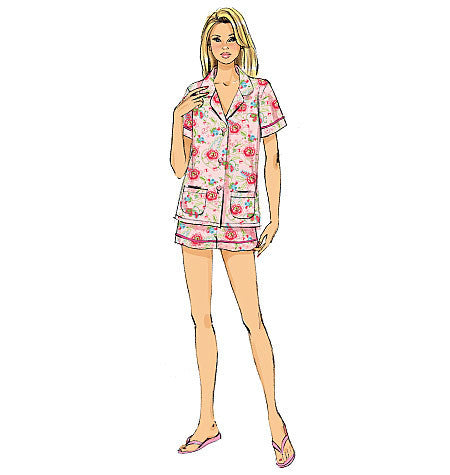 B6296  Misses' Top, Shorts and Pants from Jaycotts Sewing Supplies