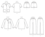 B6296  Misses' Top, Shorts and Pants from Jaycotts Sewing Supplies