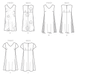 B6317 Misses' Pullover V-Neck Dresses from Jaycotts Sewing Supplies