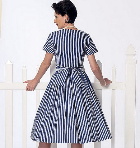 B6318 Misses' Tie-Waist Dress from Jaycotts Sewing Supplies