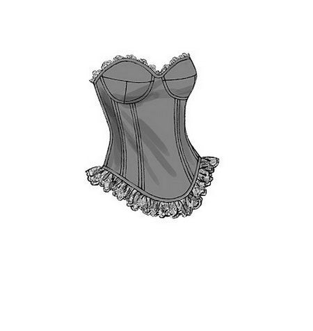 B6338 Curved-Hem Corsets and Skirts from Jaycotts Sewing Supplies