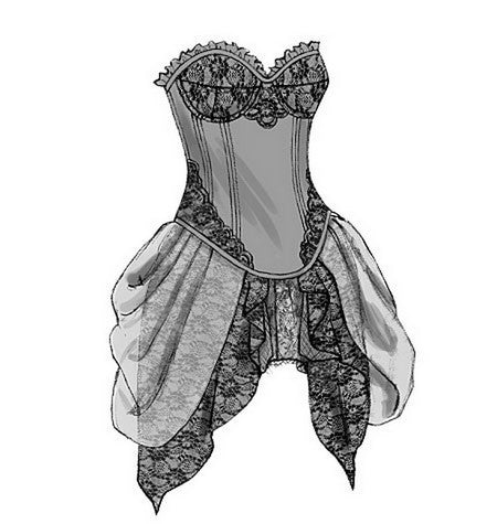 B6338 Curved-Hem Corsets and Skirts from Jaycotts Sewing Supplies
