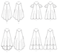 B6350 Sleeveless and Cold Shoulder dresses from Jaycotts Sewing Supplies