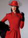 B6374 Misses' Swan-Neck or Shawl Collar Dresses with Asymmetrical Gathers from Jaycotts Sewing Supplies