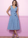 B6446 Misses' Pleated Wrap Dresses with Sash from Jaycotts Sewing Supplies