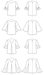 B6456 Misses' Tulip or Ruffle Sleeve Tops from Jaycotts Sewing Supplies