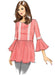 B6486 Gathered Waist Pullover Tops with Bell Sleeves from Jaycotts Sewing Supplies