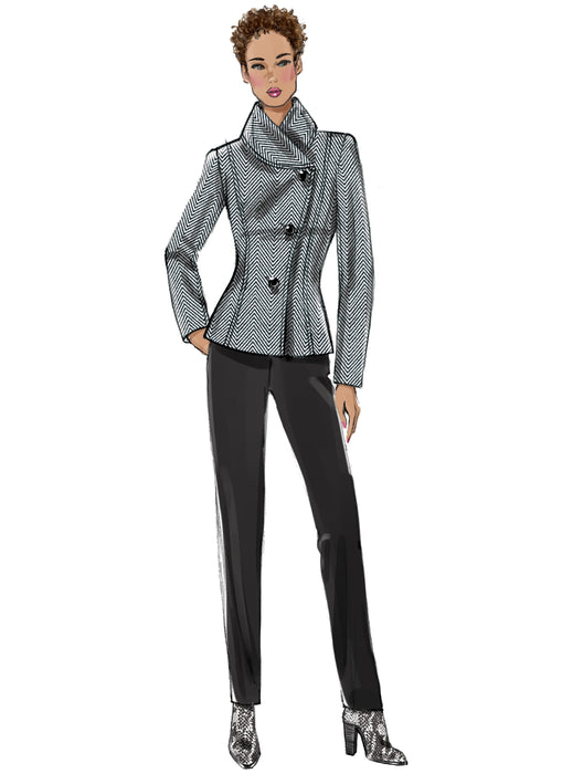 B6497 MISSES'/MISS PETITE JACKET AND COAT from Jaycotts Sewing Supplies