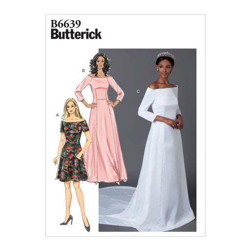Butterick B6639 Bridal Dress sewing pattern from Jaycotts Sewing Supplies