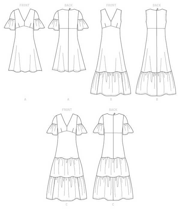 Butterick B6678 Misses'/Misses' Petite Dress | Easy from Jaycotts Sewing Supplies