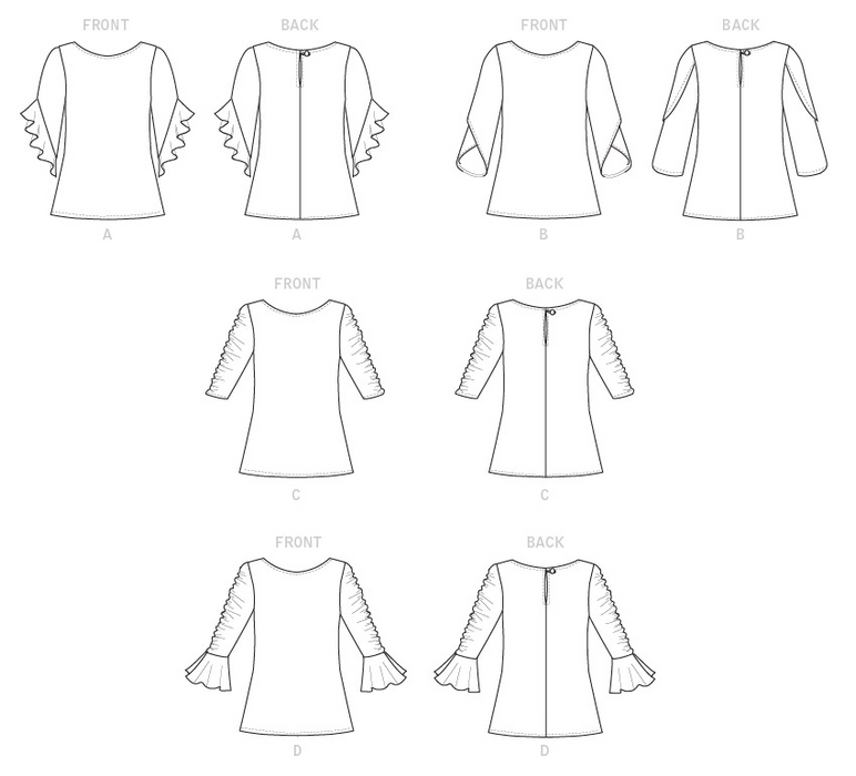 Butterick B6687 Misses' Top | Easy from Jaycotts Sewing Supplies