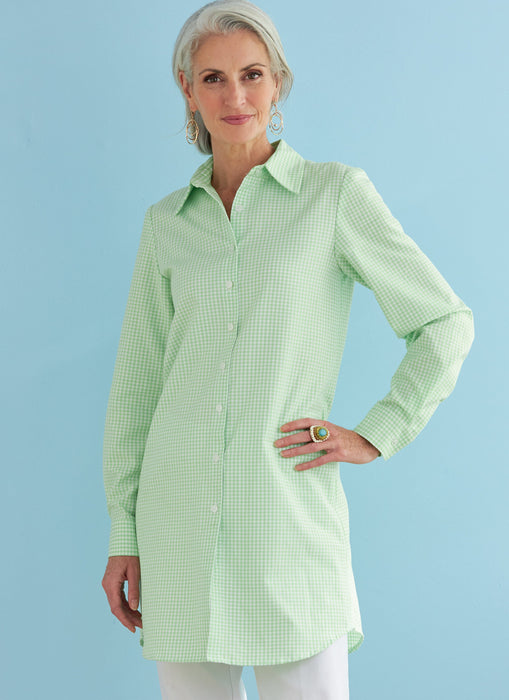 Butterick Sewing Pattern 6747 Misses' Shirts from Jaycotts Sewing Supplies