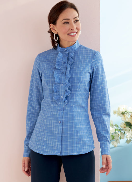 Butterick Sewing Pattern 6747 Misses' Shirts from Jaycotts Sewing Supplies