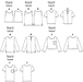 Butterick Sewing Pattern 6751 Misses'/Misses' Petite Pullover Tops from Jaycotts Sewing Supplies