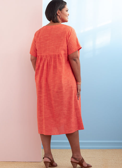 Butterick Sewing Pattern 6755 Misses' Asymmetrical-Detail Tunics from Jaycotts Sewing Supplies
