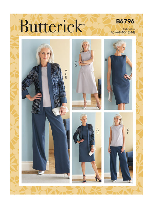 Butterick 6796 Misses' Co-ordinates sewing pattern from Jaycotts Sewing Supplies