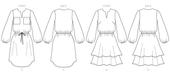 Butterick 6806 Misses / Plus Size Dress Pattern from Jaycotts Sewing Supplies
