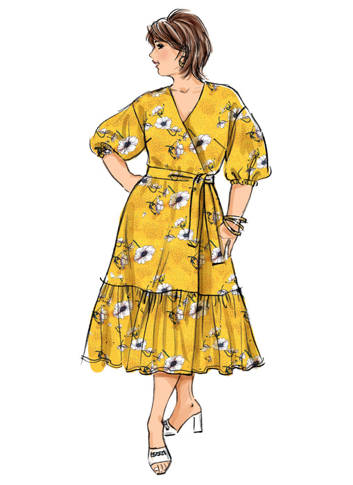 Butterick 6873 Miss's / Women's Dress and Sash sewing pattern from Jaycotts Sewing Supplies