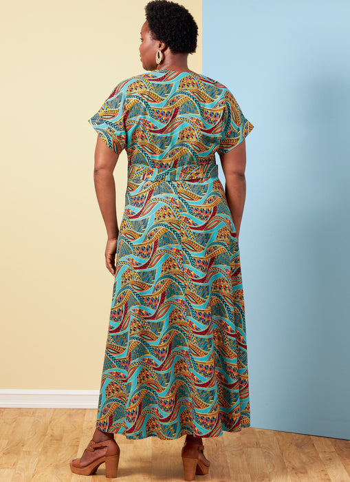 Butterick 6873 Miss's / Women's Dress and Sash sewing pattern from Jaycotts Sewing Supplies