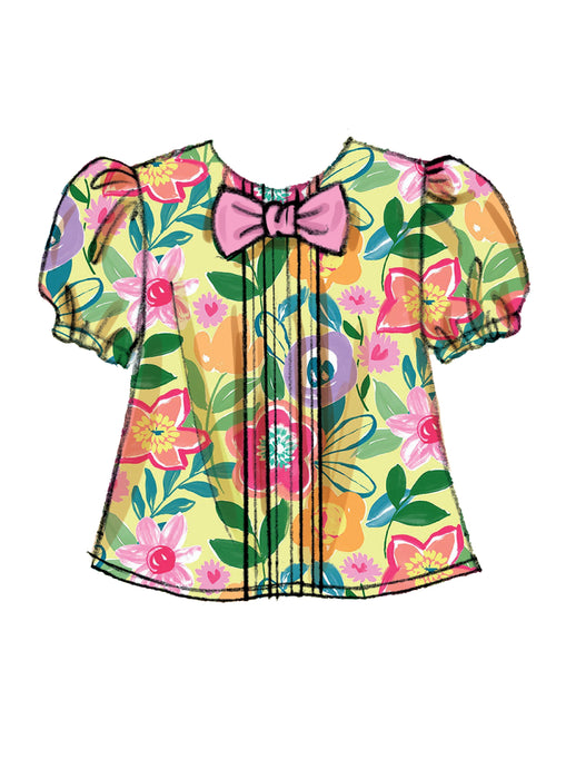 Butterick 6884 Infants' Top and Panties sewing pattern from Jaycotts Sewing Supplies