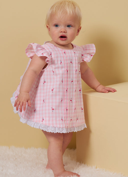 Butterick 6884 Infants' Top and Panties sewing pattern from Jaycotts Sewing Supplies